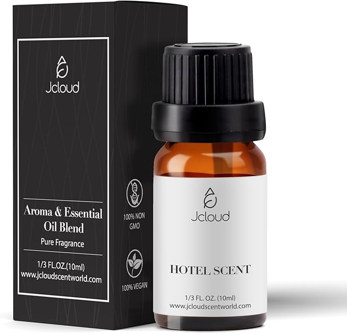 JCLOUD Modern Glamour Essential Oil Inspired by W Hotel | Hotel Scent - Pure Aromatherapy Diffuser Oil with Rose and Cedarwood, Home Luxury & Hotel Scents for Essential Oil Diffusers - 10mL