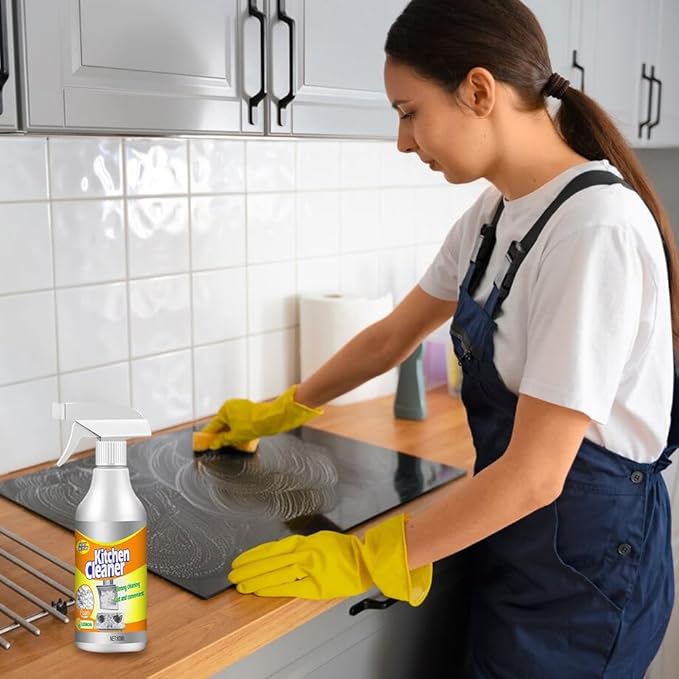 Kitchen Foam Cleaner, 2025 Upgraded All-Purpose Cleaner, Portable Grease Remover for Home Kitchen, Durable Stove Cleaners for Restaurant, Easy Clean Pot and Pan Cleaners for Housewife (2)