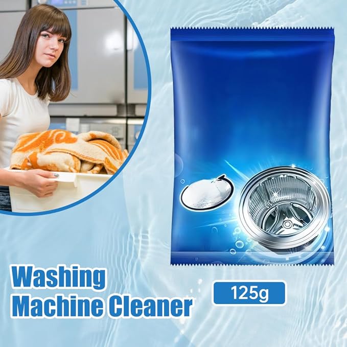 Washing Machine Cleaner, 2026 New Powerful Stain Remover for Washing Machine Tanks - Deep Clean Solution for HE Top Load and Front Load Washers, Descaler for Drum, Tub & All Internal Parts (1Pack)