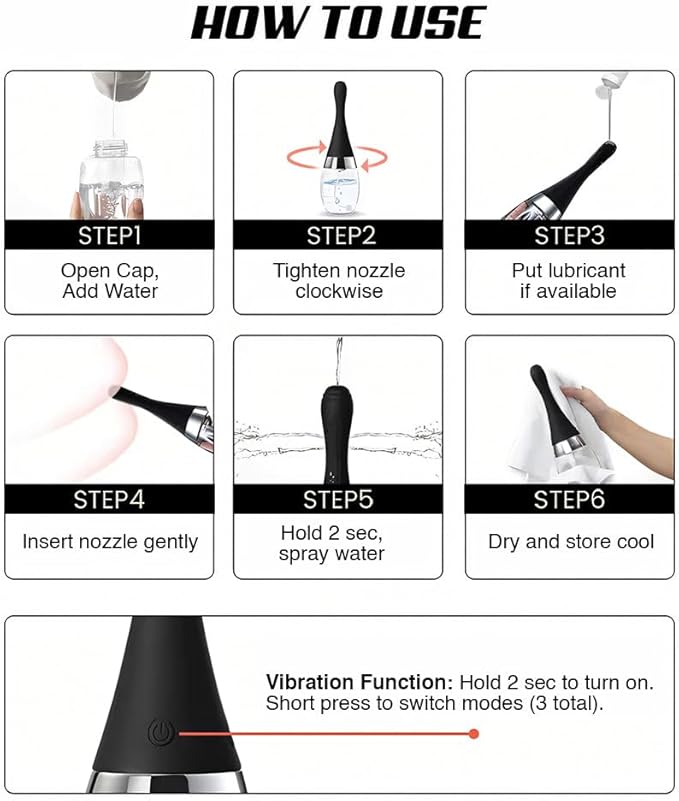 Enema Anal Douches for Female/LGBT Electric Enema Douching Spray Anti Backflow Shower Douche for Women Men Personal Cleaning Love Dolls Cleaning OH-OT-282