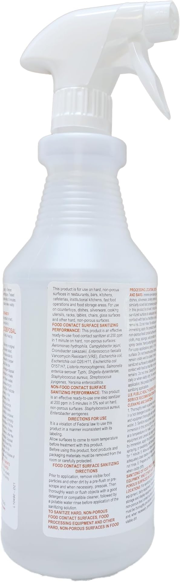Bussit Clean Food Surface Sanitizer & Cleaner, Kills 99.9% of Kitchen Bacteria, 1 Quart (3 Pack)