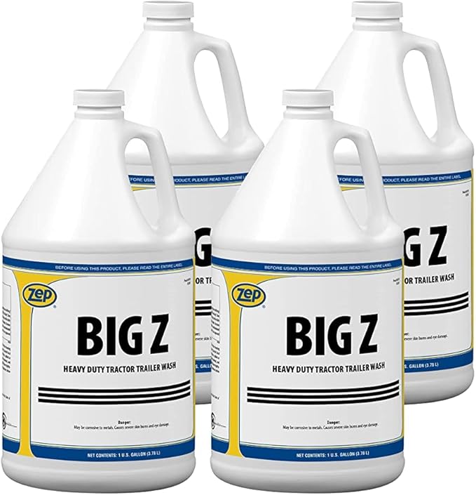 Zep Big Z Heavy Duty Tuck and Trailer Wash - 1 Gallon (Case of 4) - 37024