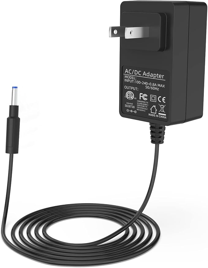 Charger for Eureka RapidClean Pro, Power Cord for Eureka Stylus Lightweight Cordless Vacuum Cleaner NEC180 NEC182 NEC185 NEC186