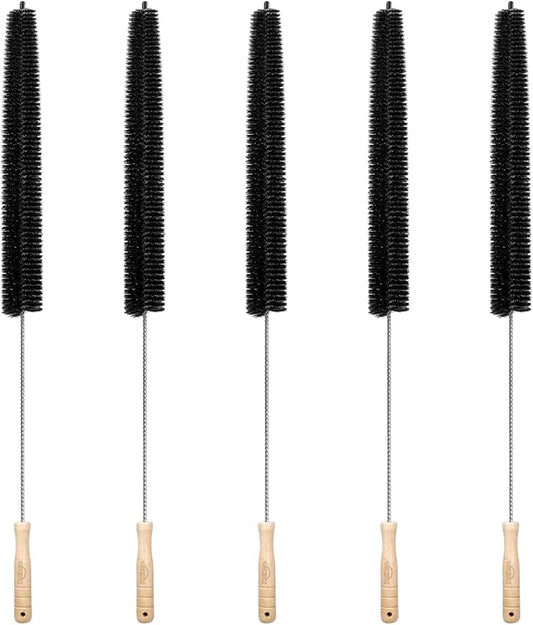 Washing Machine Pipe Cleaning Brush, 2026 New Dryer Vent Cleaner lint Brush, Premium Refrigerator Coil Cleaning Brush Flexible Dryer Lint Cleaner Brush for Home and Laundry Room Use (5)