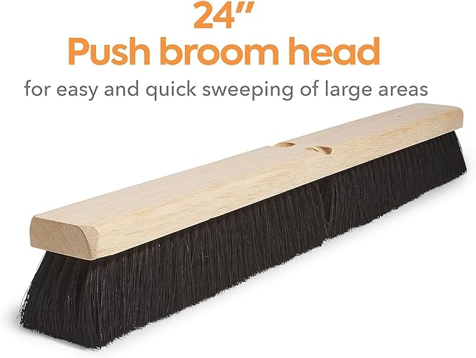 COASTWIDE CW57736 24-Inch Push Broom Head, Tampico