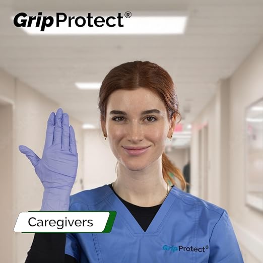GripProtect Precise Nitrile Exam Gloves | 4 Mil | Chemo-Rated | (Large 1,000)