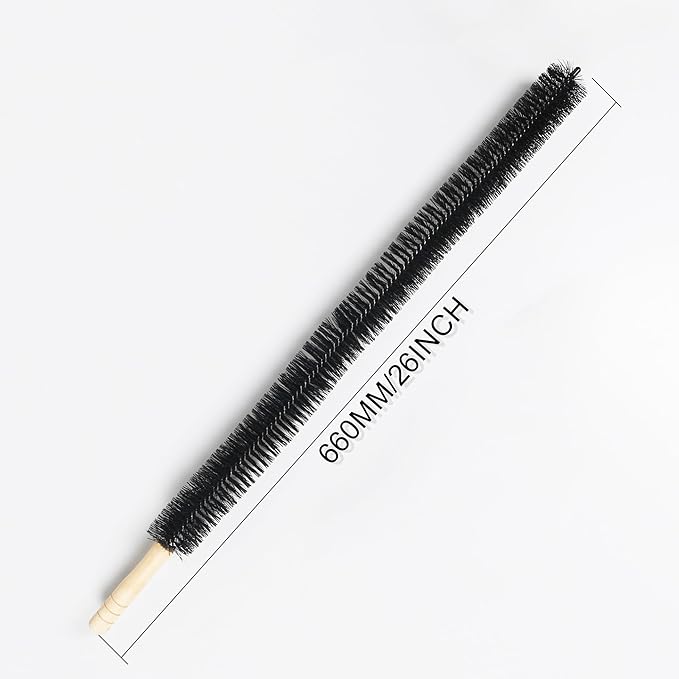 26 Inch Dryer Vent Cleaner Brush - 660mm Clothes Dryer Lint Vent Trap Cleaning Brush, Flexible Lint Remove for Household Dust Cleaning