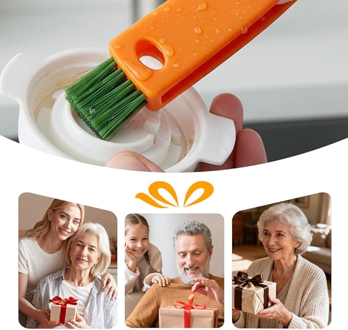 Upgrade 3 in 1 Cup Lid Cleaning Brush Set, 2025 New 12PCS Multifunctional Bottle Crevice Portable Cup Lid Cleaning Brushes, Crevice Cleaning Brush, Home Kitchen Crevice Brush Tools (3)