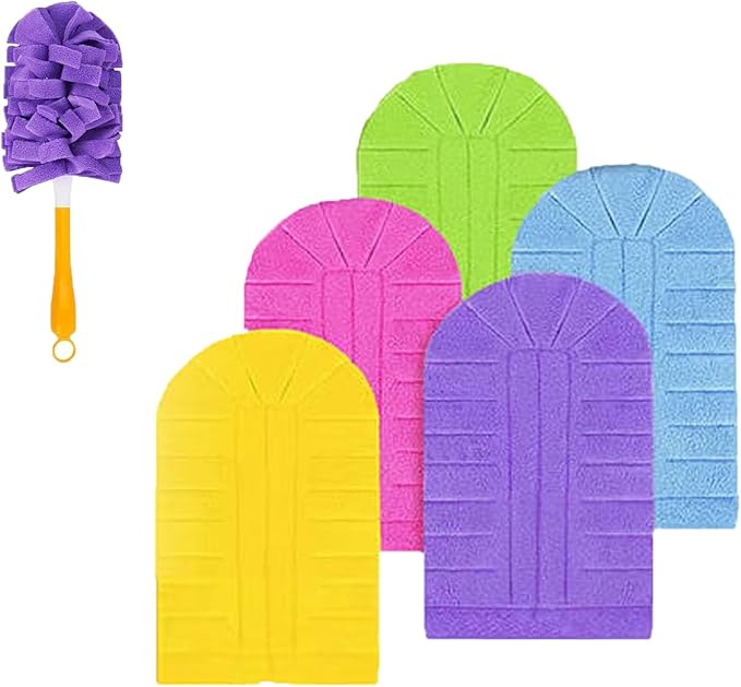 360° Electrostatic Duster Refills, The Sustainable Choice for a Dust-Free Home, Duster Refills Reusable, Duster Refills Washable for Hand Duster