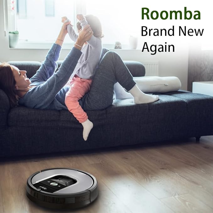 Replacement Parts Accessories for iRobot Roomba 800 900 Series 805 860 870 871 880 890 850 866 801 877 891 895 981 985 960 980 Vacuum Replenishment Kit,1 Roller Brush,Caster Wheel,3 Side Brush,Filter