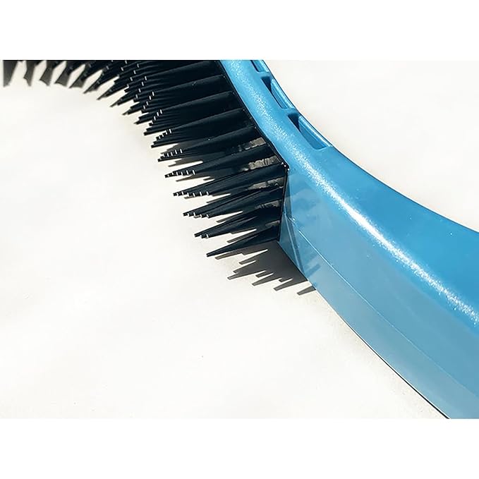 KittyWand Cat Brush, Blue. Designed for Comfort, Created for Results. This innovative grooming brush features multi contoured shapes that gently adapt to your cats body for stress free grooming.