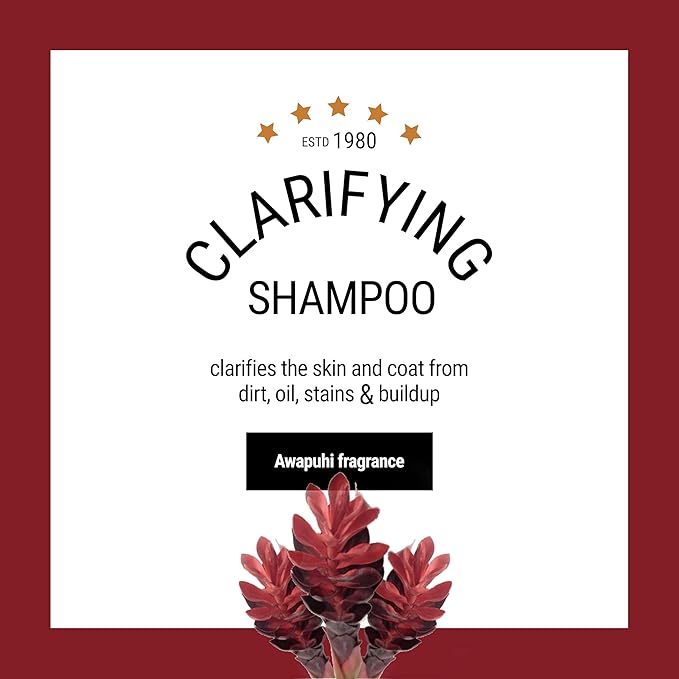 The Coat Handler Clarifying Dog Shampoo, 1 Gallon | All Natural Ingredients, Removes Stains and Dirt, Brightens All Coat Colors, Professional Grade Grooming Shampoo, Soap and Cruelty Free