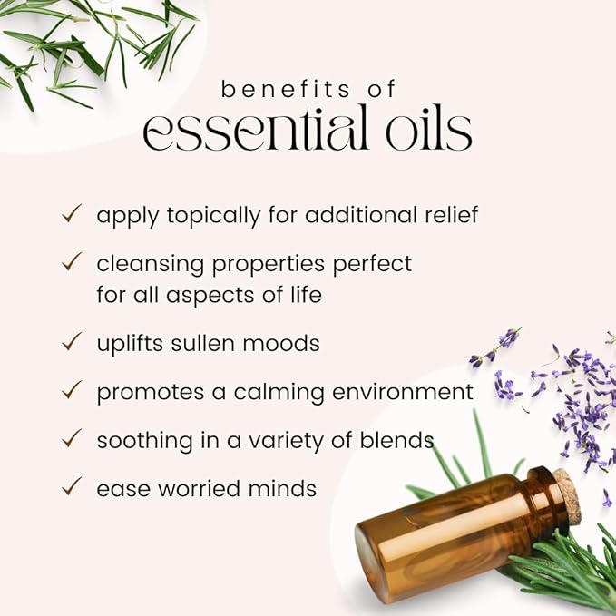 GreenHealth Lavender Essential Oil – 16 fl oz (473 ml) Amber Glass Bottle – 100% Pure & Uncut – Bulk Lavender Oil for Diffuser, Aromatherapy, Soap Making, Candles & DIY