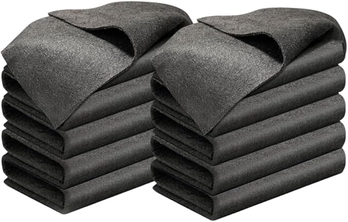 Thickened Magic Cleaning Cloth, 2026 New Reusable Glass Wiping Cloths, Streak Free Cleaning Cloths, Multipurpose Microfiber Cleaning Rags Towels for Kitchen, Window and Car Glass (10, 12×16 in)