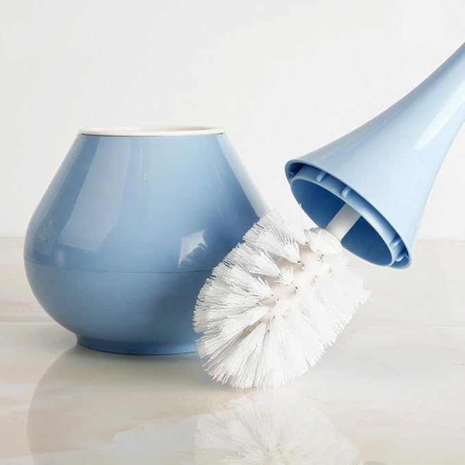 Toilet Brush with Holder, INCHANT Bathroom Detachable Toilet Brush - Blue