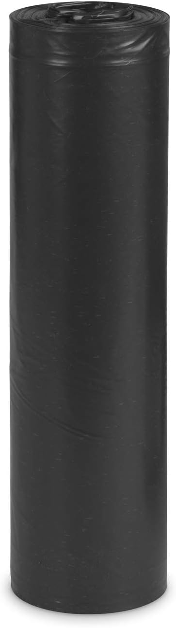 Earthsense Commercial RNW4760 Can Liner, 43 x 47, 56 gal Glutton, 1.65 mil, Black (Pack of 100)