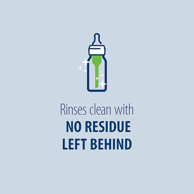 Dr. Brown's Bottle & Dish Soap for Baby Bottles and Baby Accessories, Plant-Derived, Fragrance-Free, 16 fl oz, 3 Pack