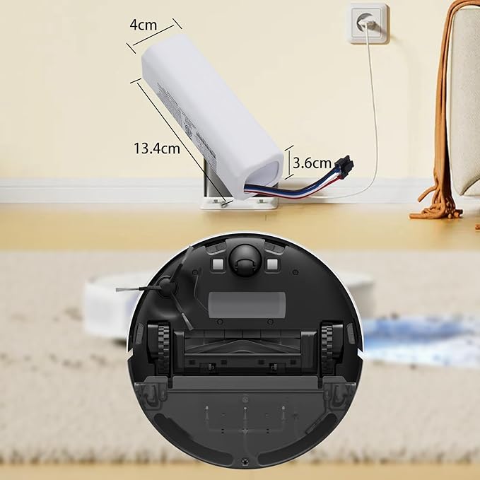 Original P2008-4S2P-MMBK Battery Accessories for Dreame F9/D9/D9 Pro/D9 Max/L10 Pro/Z10 Pro/Dreame L10S Ultra Vacuum Cleaner 14.4V 5200mAh