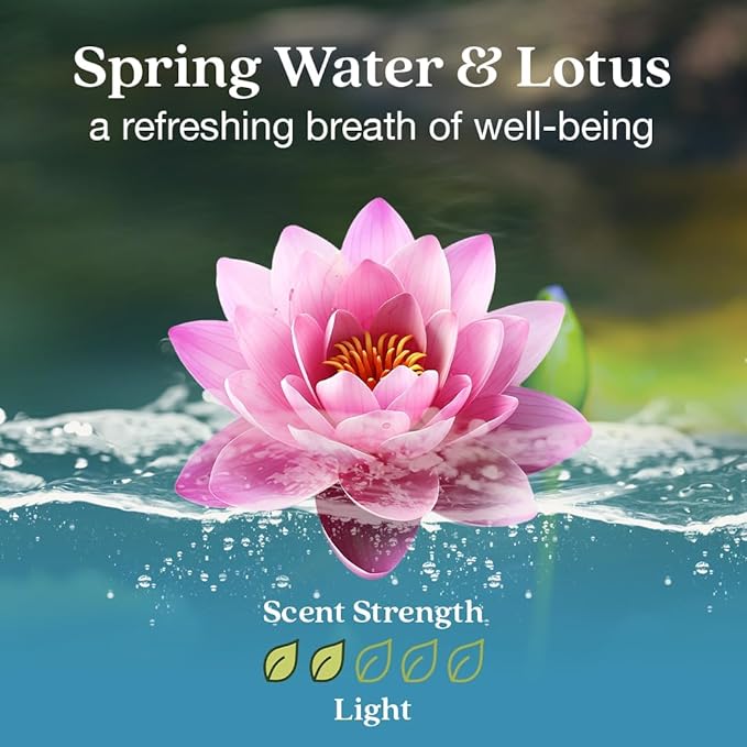 Enviroscent Non-Toxic Car Air Freshener | Natural Car Air Freshener | Essential Oil Diffuser | Car Scent Lasting Over 480 Days | 8 Packs of 2 Hanging Auto Stix (Spring Water & Lotus)