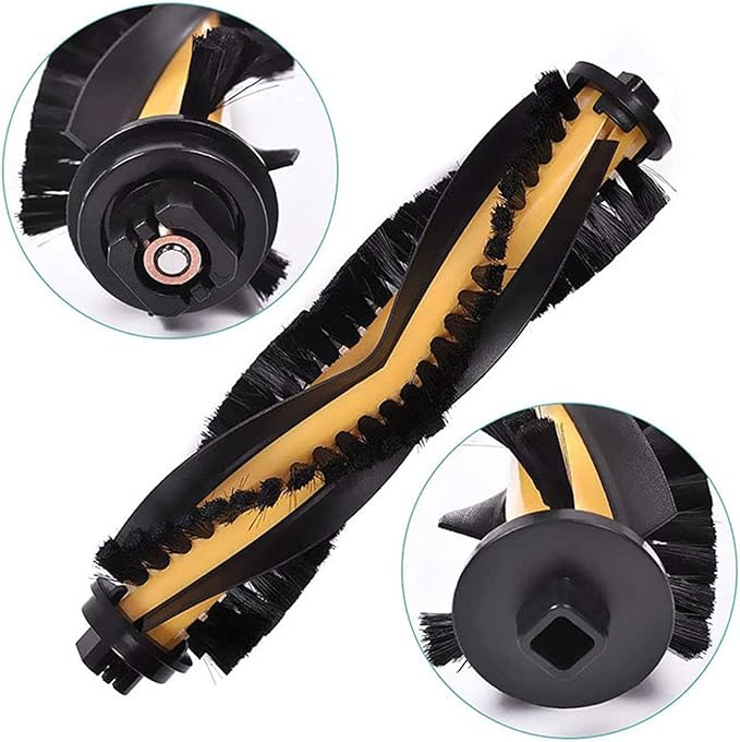 Replacement Parts for Yeedi K600 K700 for Ecovacs Deebot N79 N79s DN622 500 N79w Robotic Vacuum Cleaner Accessories Kit, Includes 1 Main Brushes 6 HEPA Filters 4 Pairs Side Brushes