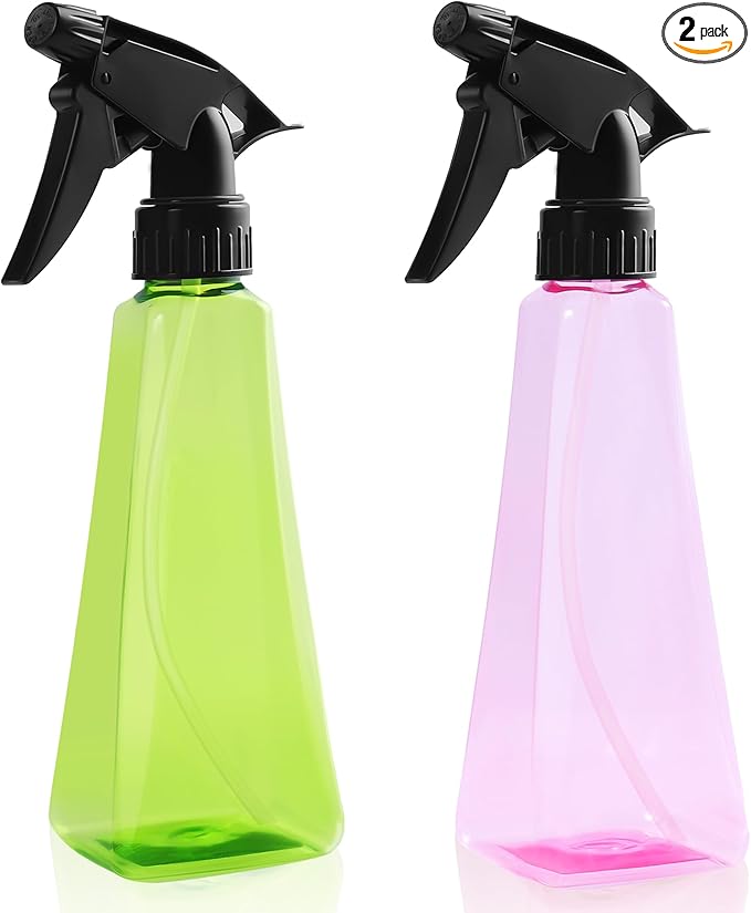 Spray Bottles 12oz/350ml Empty Spray Bottles Refillable Mister Bottle with Multicolor for Cleaning, Plants, Hair, Cooking
