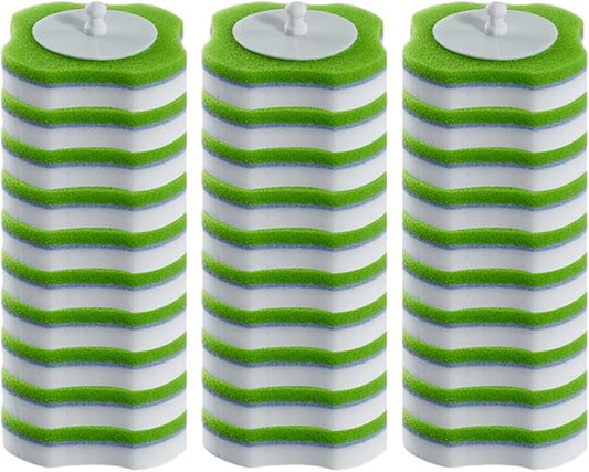 Toilet Bowl Wand Cleaner Refills,Disposable 30 Magic Sponge Eraser Wand Refills, for Bathroom Toilet Cleaning Brush(Refills, 30 PCS)