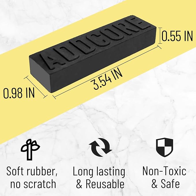 Rust Eraser, Premium Rust Remover for Cast Iron Pans, Knives & Tools, Hard Anodized Cookware and Other Pots, Remove Rust from Any Metallic Surface - 1 Pack
