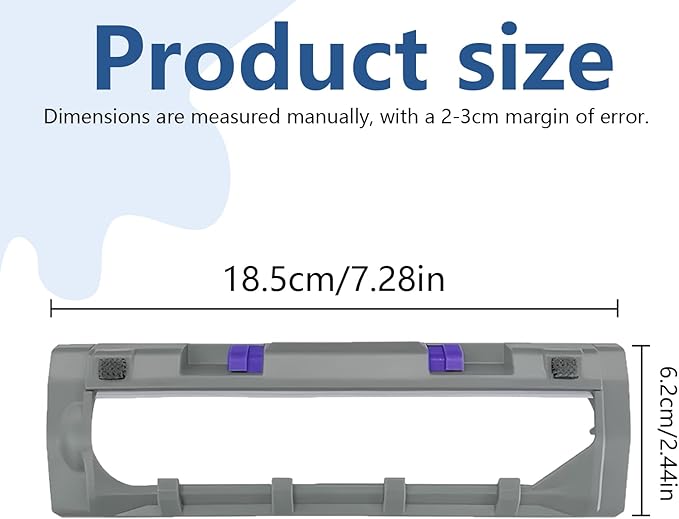 Main Brush Replacement Cover for Narwal Freo Z10, Freo Pro, Freo X Plus, Freo X Ultra, Freo Z Ultra Robot Vacuum Cleaner, Freo Pro Main Brush Cover Accessories