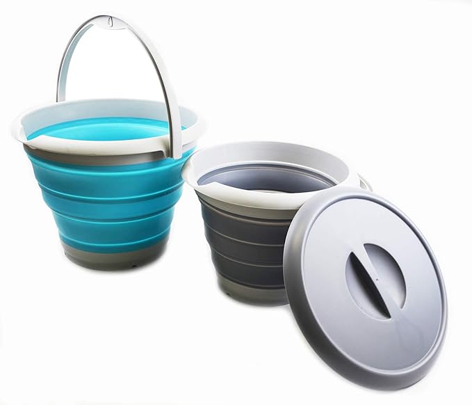 SAMMART Collapsible Bucket Set (5L + 10L)