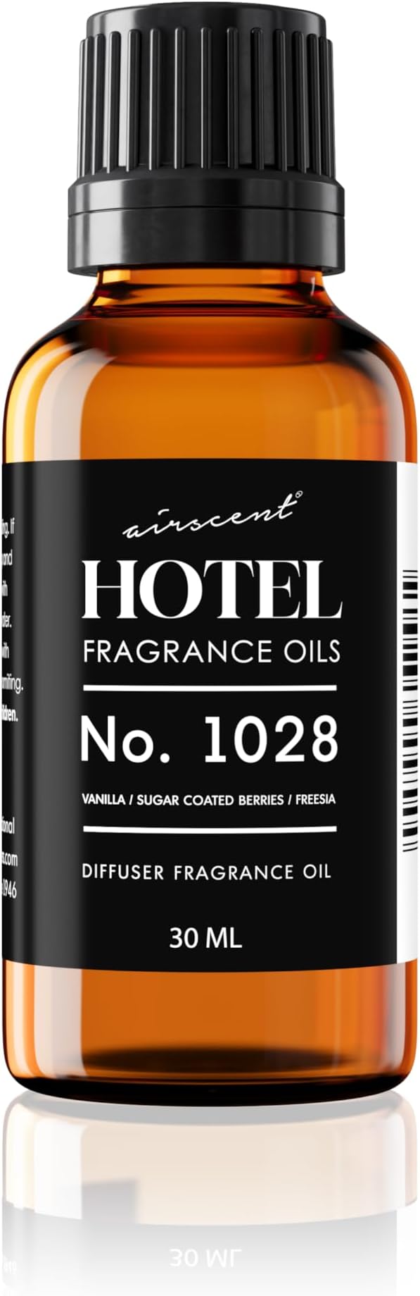 AirScent Hotel Diffuser Oil No. 1028 Inspired by The Seamless Hotel Scent - Premium Fragrance Oil for Ultrasonic and Waterless Diffusers and Crafting - 30 mL, 1 fl oz Glass Bottle with Dropper
