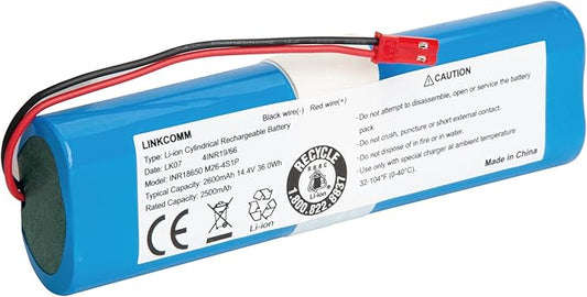 LINKCOMM PX-B010 Replacement Battery for iLife V3s Pro, V5s Pro, V8s, V80 Max, B5 Max Robot Vacuum