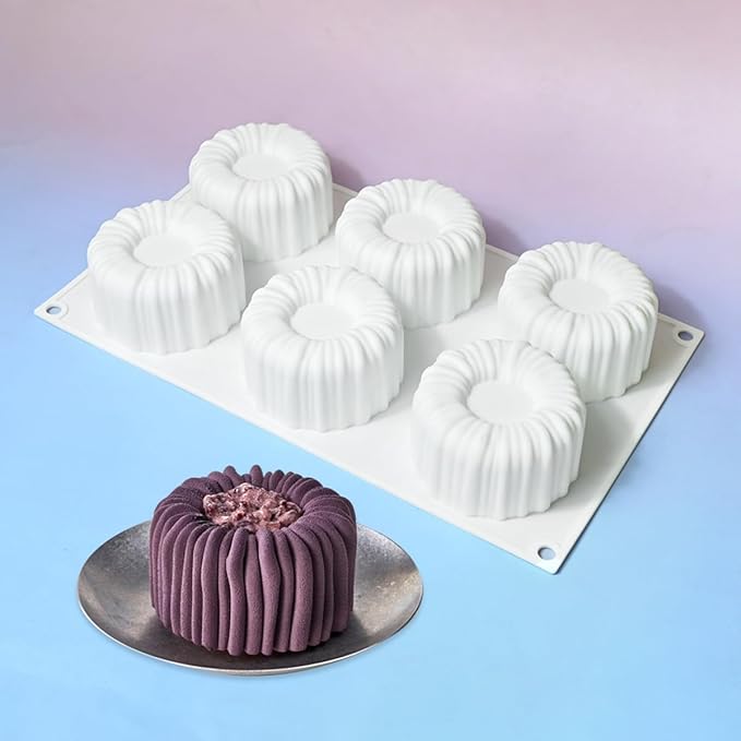 mostsom Cylinder Silicone Mousse Mold, Baking Tool for Cake, Chocolate Molds, Jelly, Pudding, Candy, Desserts, Non-Stick & Reusable Bakeware, Perfect for Mousse & Dessert Making (A_ Cylinder)