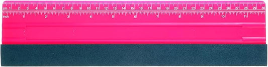 Felt Squeegee, 12 Inch Vinyl Squeegee Wallpaper Tools Window Tint Squeegees Wallpaper Smoothing Tool with 30CM Ruler, Window Tint Squeegees for Decals, Sticker Paper