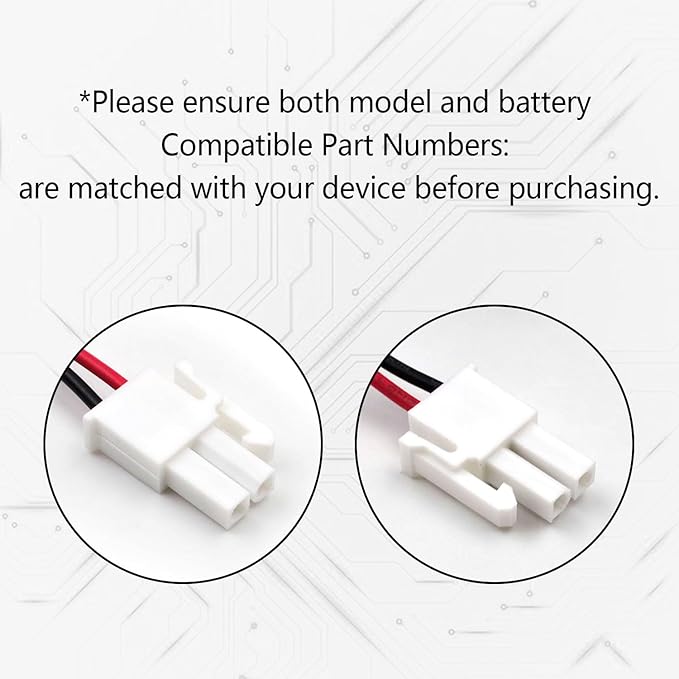(2-Pack) 14.8V 2600mAh Li-ion Battery, Compatible with iLife A4 A4s A6 A7 A9 V3 V5 V5s V7 Series and Ecovacs Deebot V7 CEN660 CR120 CR130 DG800 X500 Zaco A6 A8 A9 Dibea D960 GT9 V780 4ICR19/65
