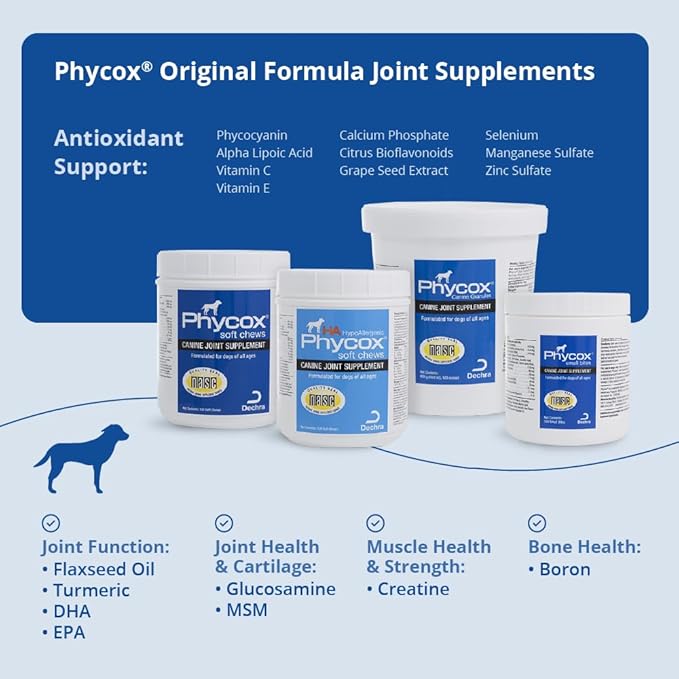Phycox Dog Joint Supplement Soft Chews, 60 Ct