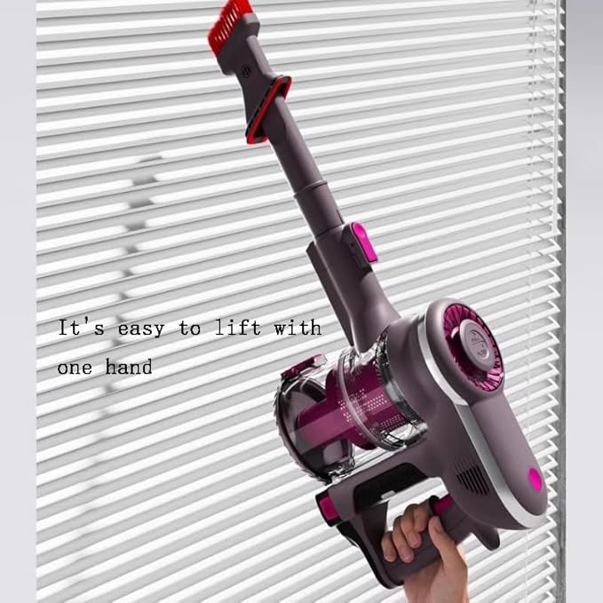Half Scale Cordless Vacuum Cleaner, Lightweight Stick Vacuum with Powerful Suction, Runtime, Self-Standing, Rechargeable Vacuum Cleaners for Home Hardwood Floor Carpet Pet Hair 2500mAh Battery