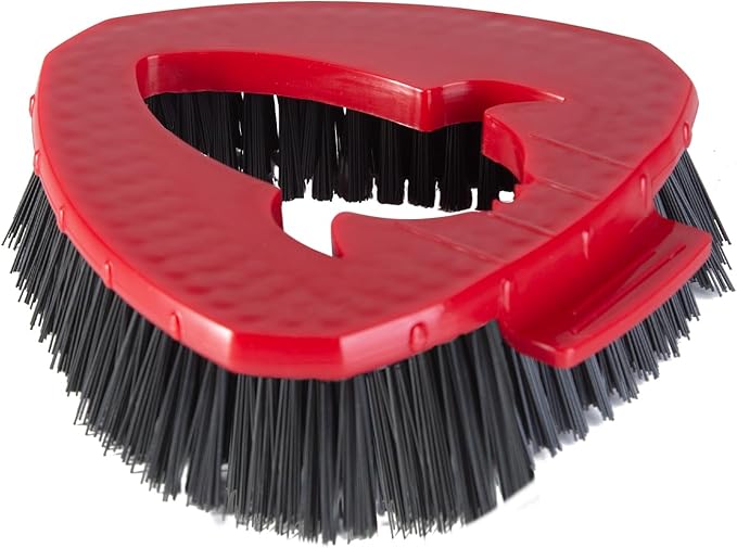 Spin Mop Scrub Brush Head Compatible for O Cedar EasyWring 1-Tank System, Floor Scrubber Mops Head Replacement Cleaning Brush for Bathroom, Kitchen, Tub and Tile, Spin Mop Attachments