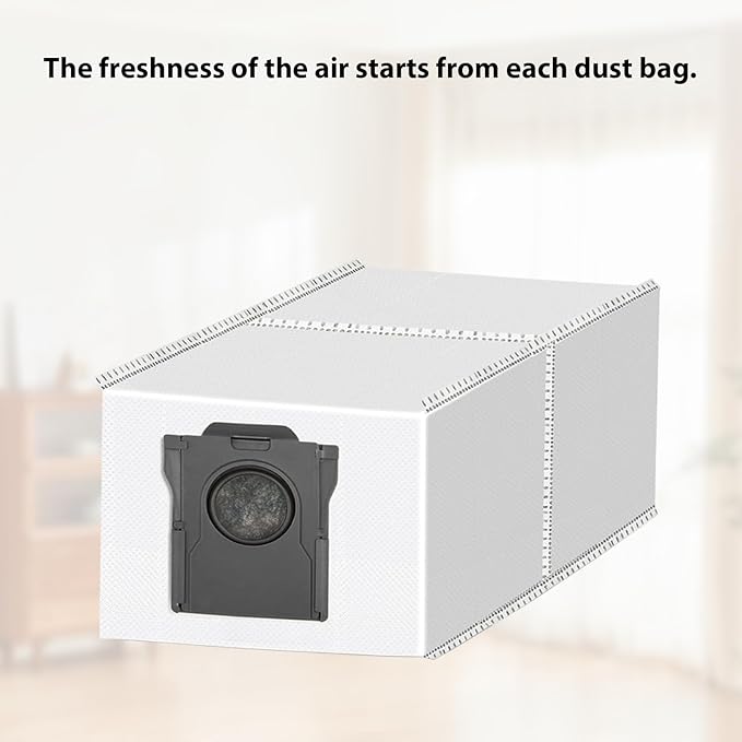16 Count Dust Bags for Dreame X50/X40/X30 Ultra/L10 Ultra Gen 3/L10s Ultra Gen 2/L10s Pro/Aqua10 Ultra/X40/X50 Master & Mova E30 Ultra/E40 Ultra/Z50 Ultra/V50 Ultra/P50/P50s Ultra Vacuum Cleaner