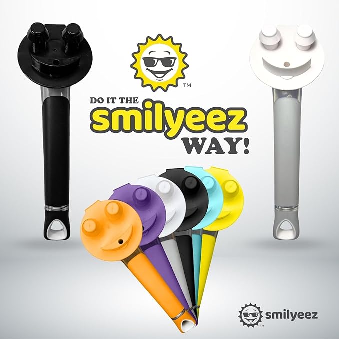 The Original Smiling Handle with Soap Dispensing for Scrub Daddy (Reg. TM) Sponge and Scrub Moji Sponge (Orange)