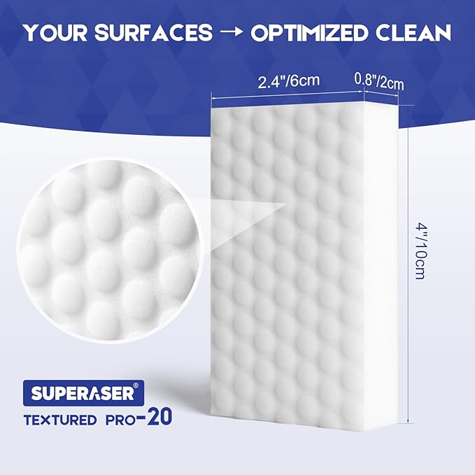 Pro-20 Deep Magic Clean Sponges, Textured for Stove Tiles