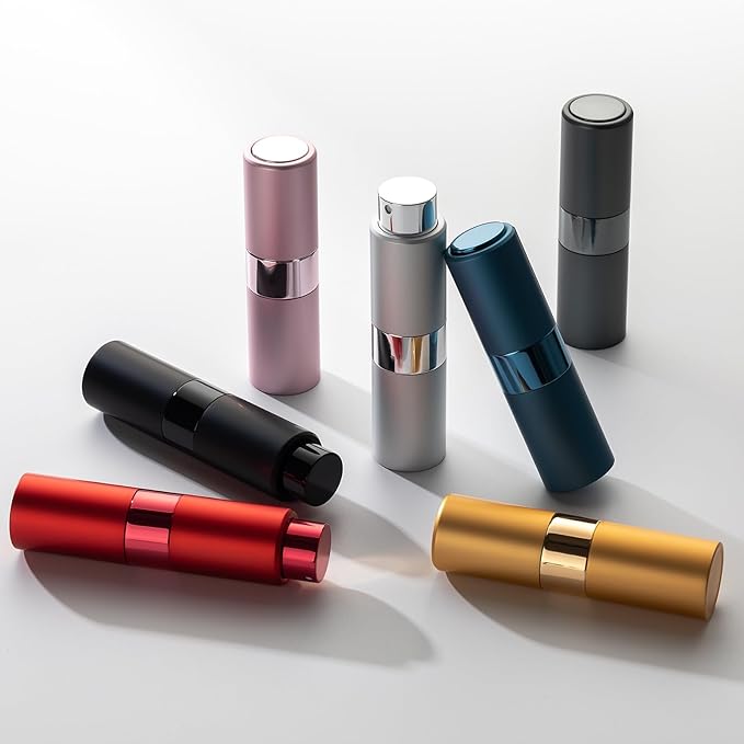 Perfume Travel Refillable Atomizer Bottle: Cologne Spray Mini for Refill - Empty Fragrance Sprayer for Men - Large Size 20ML