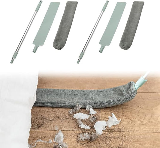 Retractable Gap Dust Cleaning Artifact |Extendable Duster Cleaning Tool for Hard-to-Reach Areas |Reusable Washable Dusting Wand for Home,Ceiling,Blinds,Under Furniture (2)
