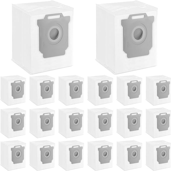 KGC 20 Pack Vacuum Bags Compatible with iRobot Roomba i & s & j Series, Replacement for iRobot Roomba i3+(3550) i4+(4552) i6+(6550) i7+ i7Plus j7+(7550) i8+(8550) s9 s9+(9550) Vacuum with Automatic