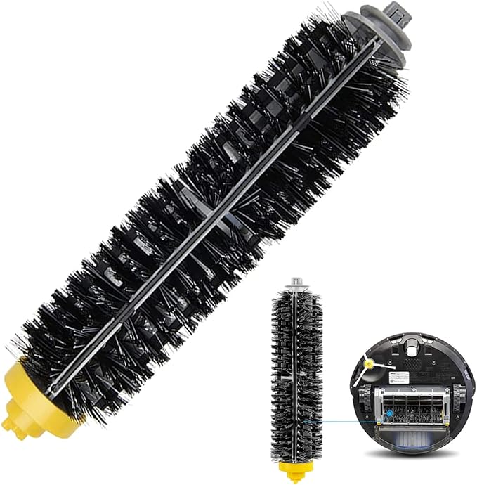 3 Sets Replacement Bristle & Flexible Beater Brush Compatible with iRobot Roomba 600 and 700 Series 614 618 630 635 640 645 650 652 655 660 665 670 671 675 680 690 692 694 695 760 770 780 790 Robot.
