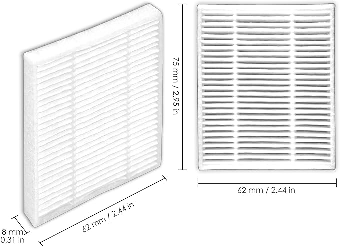 (24 Pack) Roomba 104 HEPA Filters for iRobot Roomba 104, 105 Vac, 105 Combo, Roomba Vacuum 2 Essential and Combo Essential Robot Vacuum and Mop Y0140 Y0112 Y0110 Q011 Q0120, HEPA Filter Accessories