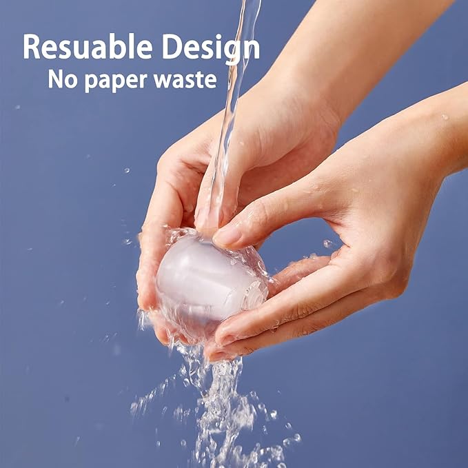 Washable Reusable Gel Lint Roller for Pet Hair, Tecogue Portable Dog Cat Pet Hair Remover for Clothes, Laundries, Sticky Cleaner, Dust Fuzz Fur for Travel Household (White-4pcs)