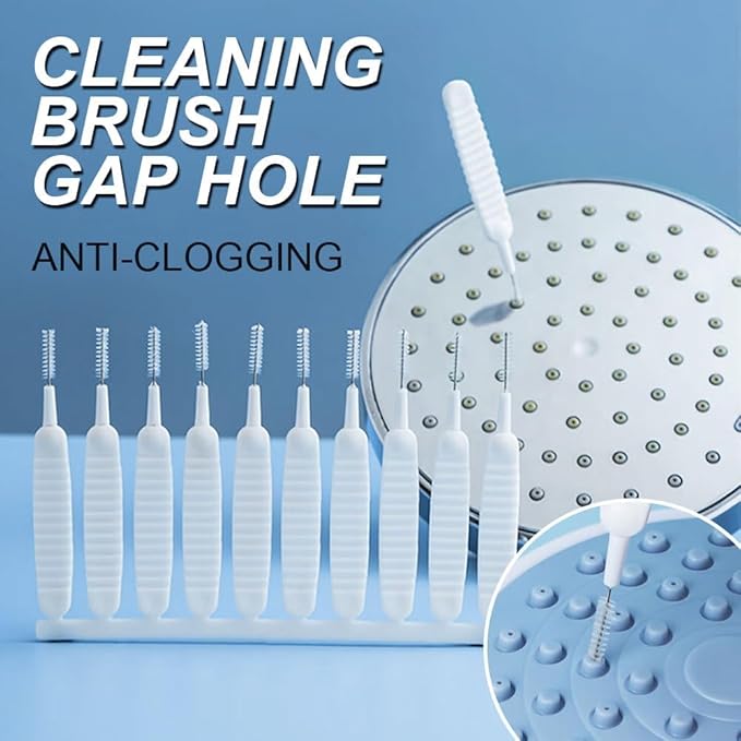 Upgrade Shower Head Cleaning Brush, Gap Hole Anti-Clogging Cleaning Brush, Shower Head Cleaner Picks Brush Tiny Cleaning Brush for Shower Head, Multifunction Shower Head Cleaning Brushes (30PCS)