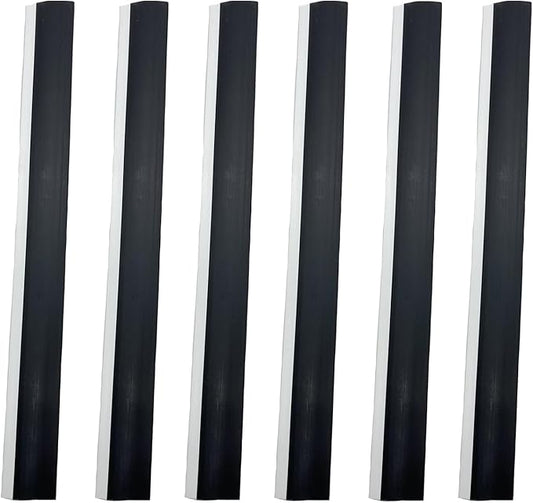 6 Pcs Dustpan Edge Replacement, 26cm Garbage Shovel Rubber Lip Strip for Dustpan