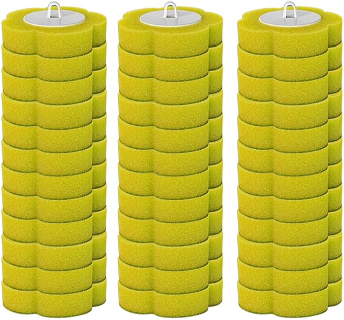 Disposable Toilet Cleaning System: Toilet Brush & Holder Kit with 18PCS Pre-Soaked Cleaner Wall-Mount Scrubbing Toilet Brush Bathroom Cleaning Kit (36-Pack Lemon Brush Head)