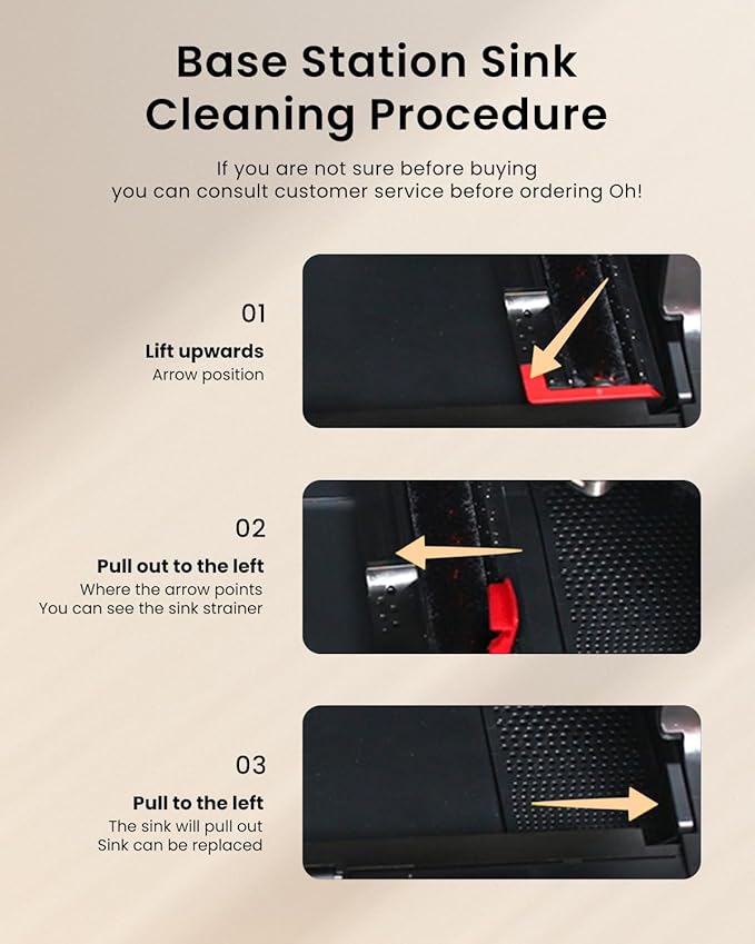 S8 Pro Ultra Accessories Replacement Parts for Roborock Robot Vacuum Cleaner, 1 High-Speed Cleaning Brush,1 Water Filter For Mop Washing and Dock Self-Cleaning Roborock Replacement Parts accessories
